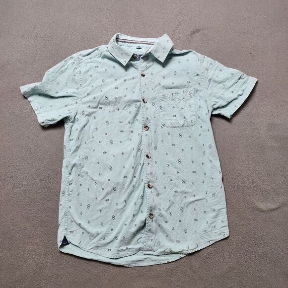 Kolby Summer Holiday short sleeve button up Sz Med - Picture 1 of 9